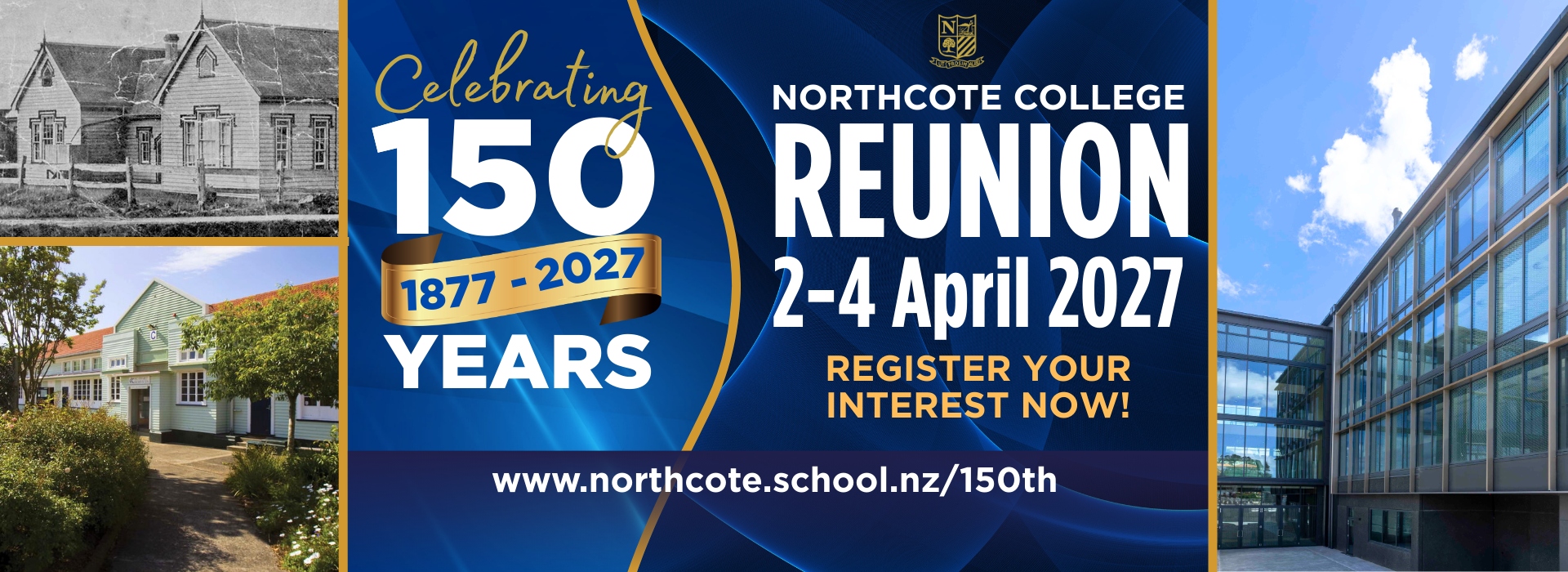 150th reunion mailing list slider