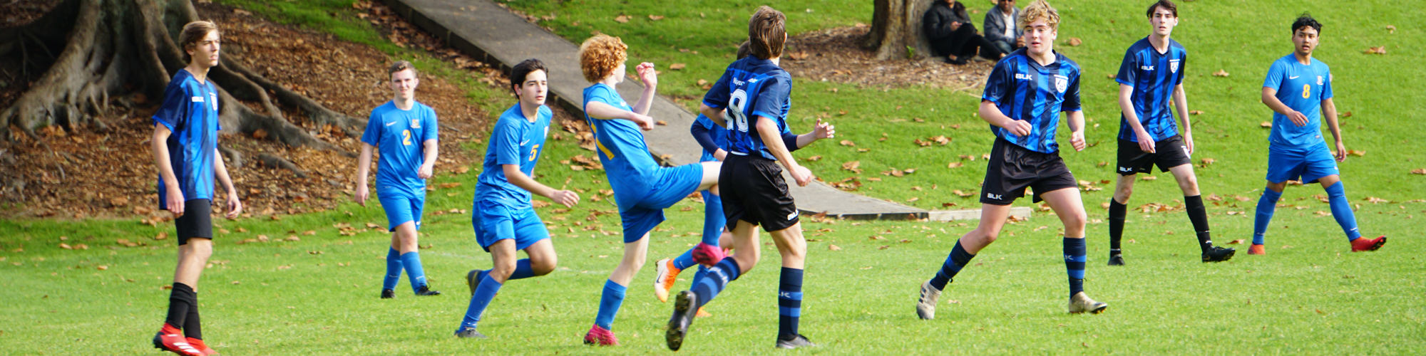 senior boys blue football 