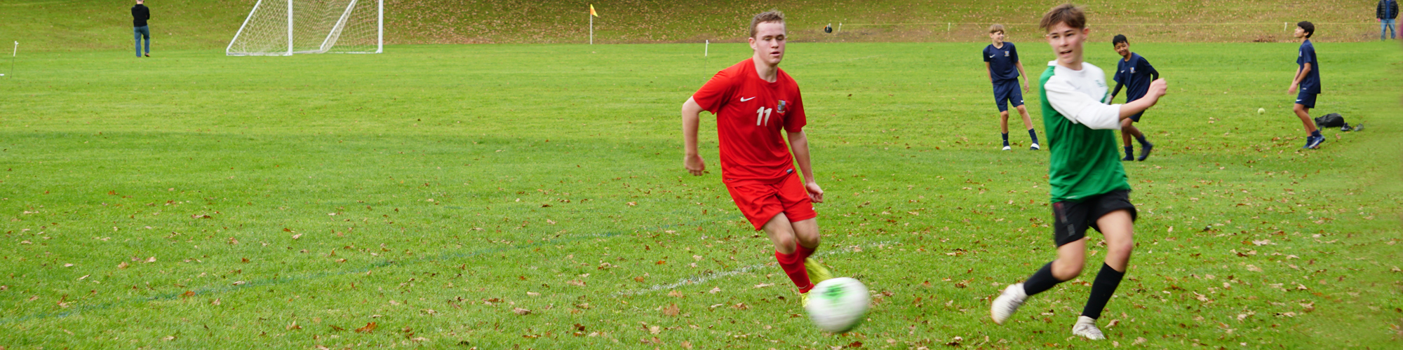 senior boys red football 