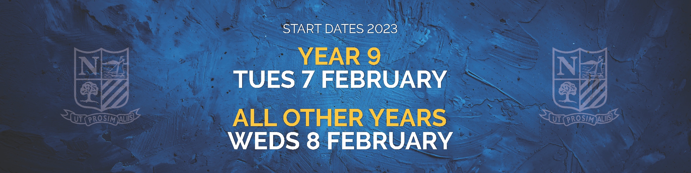 2023 UPDATED start dates 