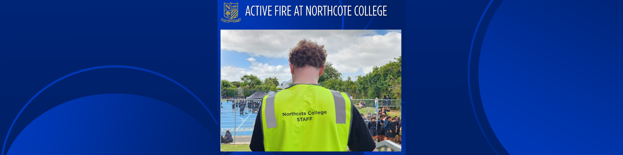 20 feb 2026 active fire at northcote college