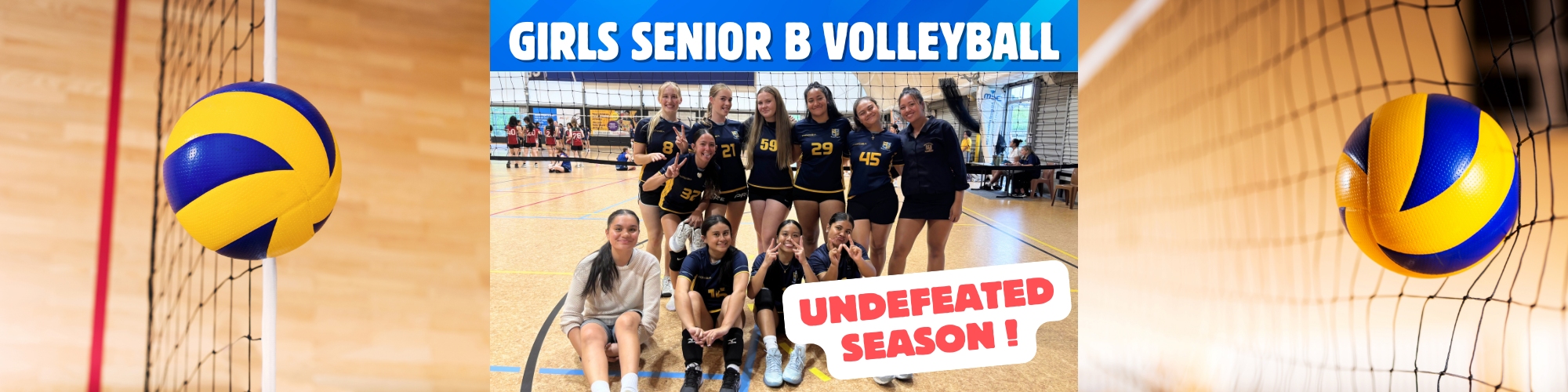 2026 girls senior b volleyball undefeated