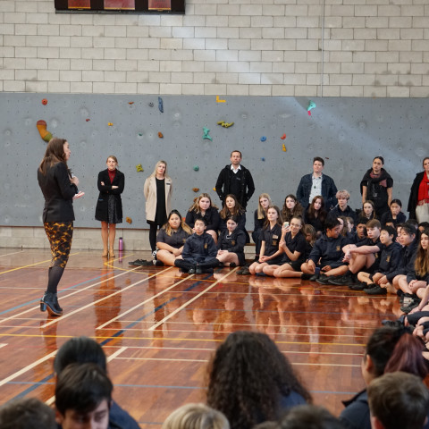 prime minister jacinda ardern visits