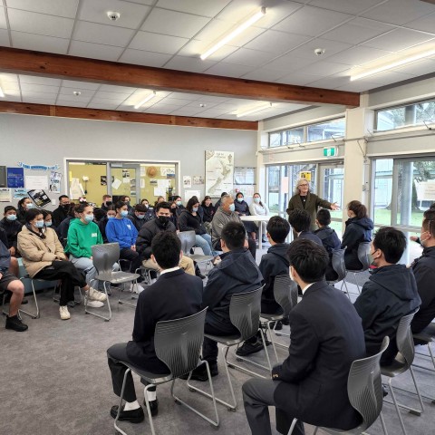 international students powhiri july 2022