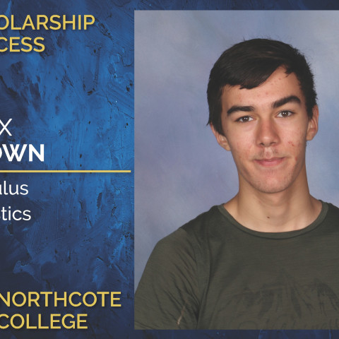 NC scholarship recipient alex brown