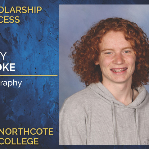 NC scholarship recipient toby cooke