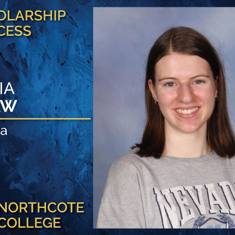 NC scholarship recipient sofia shaw 