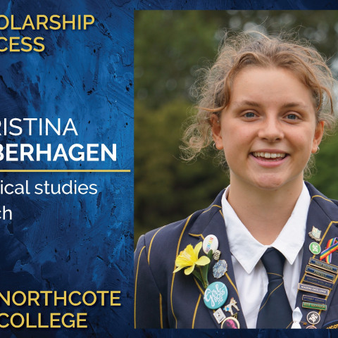 NC scholarship recipient christina sieberhagen