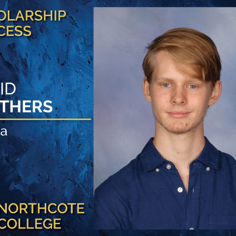 NC scholarship recipient david stothers