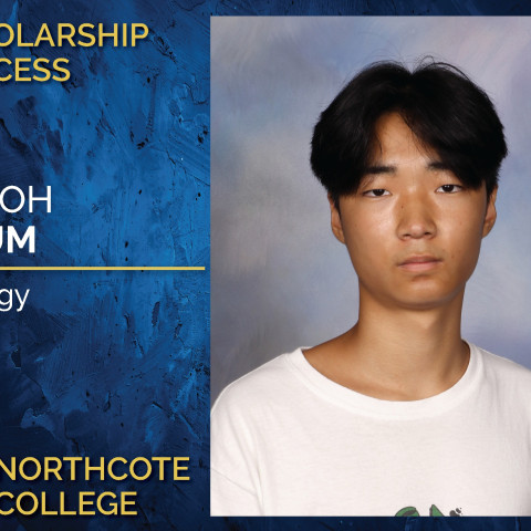 NC scholarship recipient jin-oh youm 
