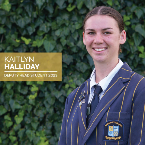 2023 deputy head student kaitlyn halliday