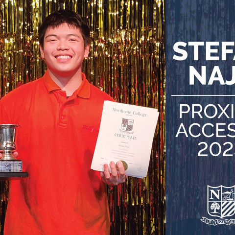 2023 Northcote College Proxime Accessit Stefan Naja 