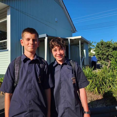 Northcote College first day Year 9 - 2024 