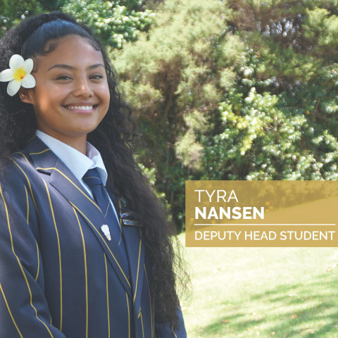 Northcote College 2024 Deputy Head Student Tyra Nansen 