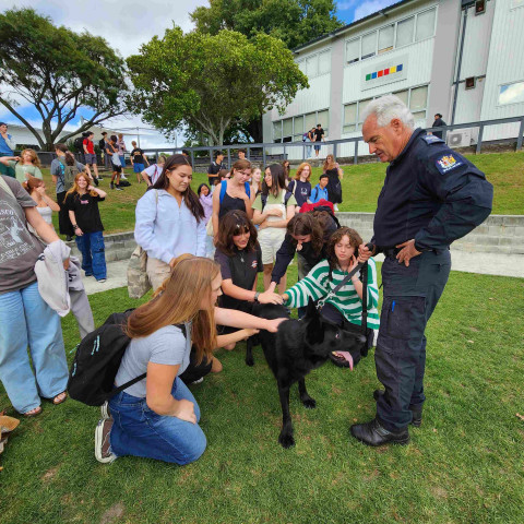 2024 T1 wk 06 police dog visit