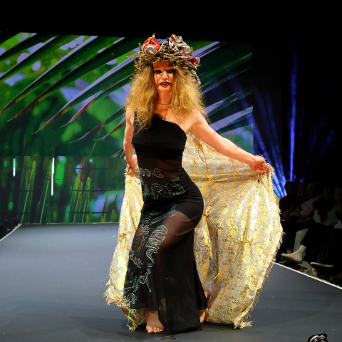 "If Nature could Talk" - Designers: Tyla Jenkins, Tayla Flowerday Model: Tyla Jenkins