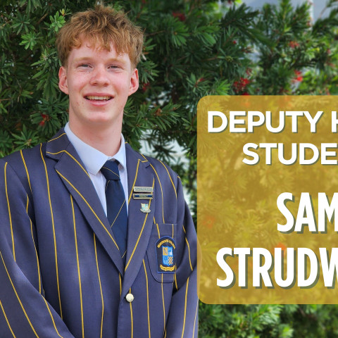 2026 deputy head student sam strudwick