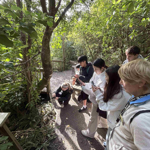 Y12 science trip to tiritiri matangi