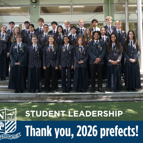 Thanks to 2026 prefects
