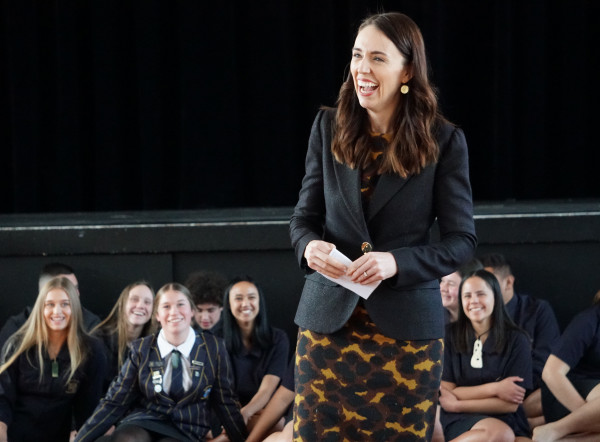 prime minister jacinda ardern visits