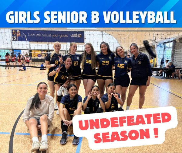 2026 girls senior b volleyball undefeated