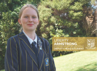 Northcote College deputy head student Liberty Armstrong